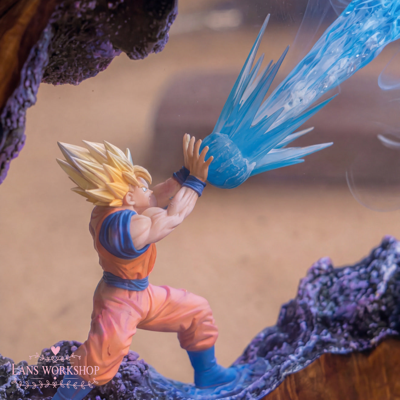Lan's Goku Sculpture